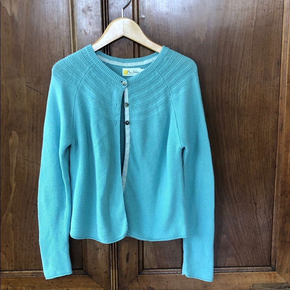 Mini Boden Blue Cardigan